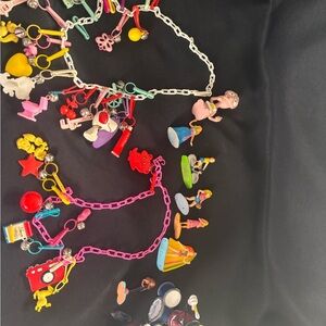 Vintage Retro Colorful Charm Necklaces & toys